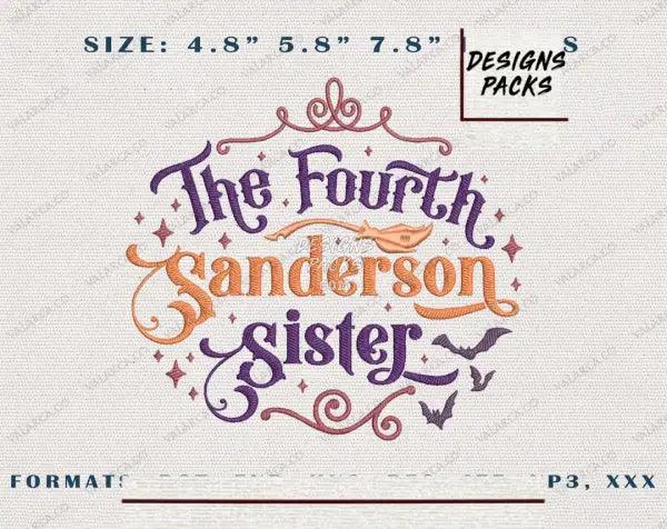 The Fourth Sister Embroidery Design