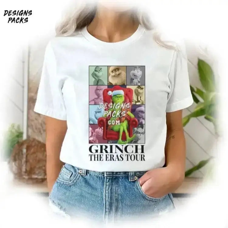 The Grinch Christmas S Eras Tour Png Design