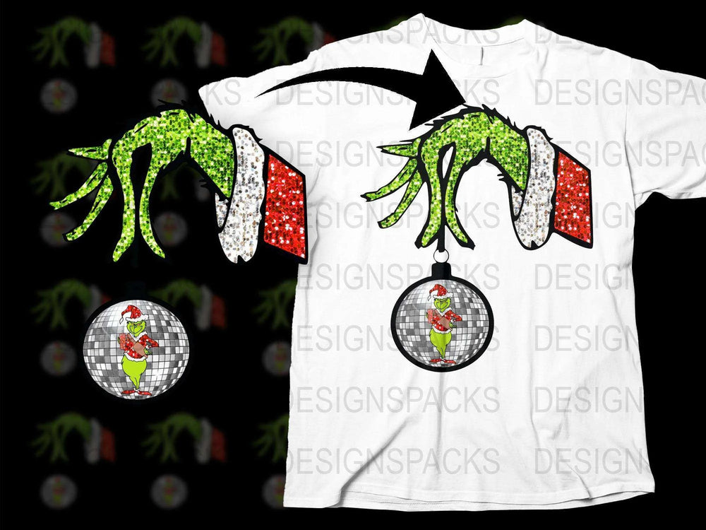 Unique Christmas Claw T-Shirt, Monster Holiday Graphic Tee, Festive Party Wear, Unisex Gift Idea
