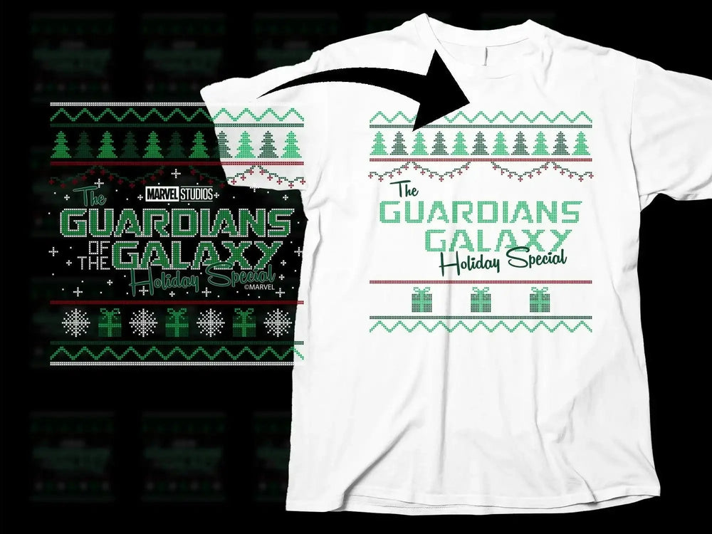 The Guardians Galaxy Holiday Special Patterned Png Digital Download