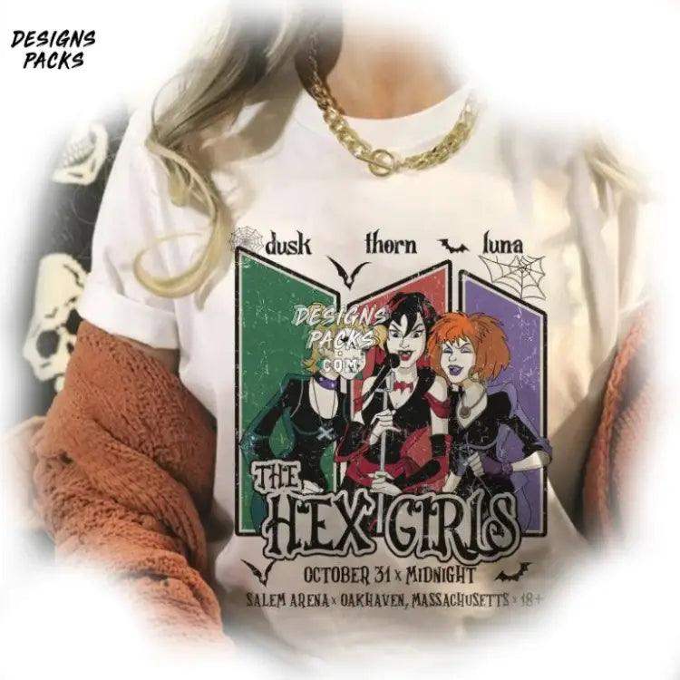 The Hex Girls Rock Band Music Png Design