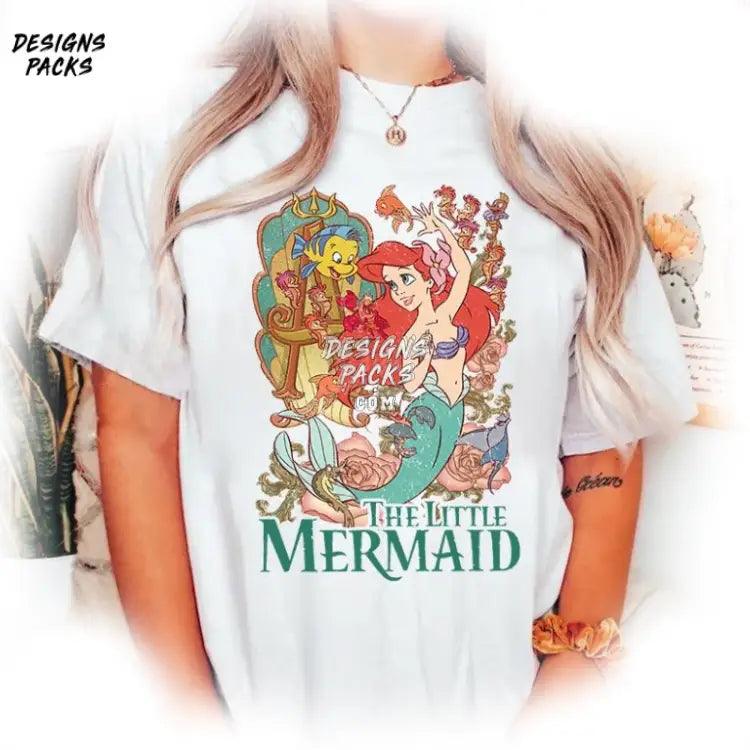 The Little Mermaid Princess Birthday Party Cartoon Ariel Png Design