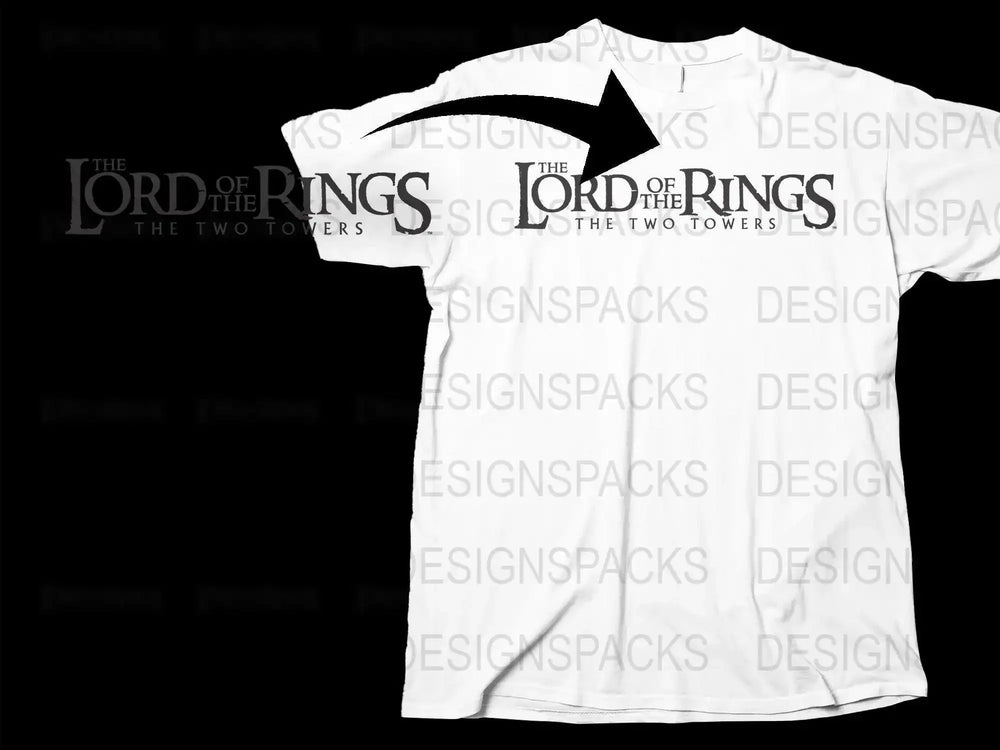 The Lord of the Rings The Two Towers Artwork Png Digital Download