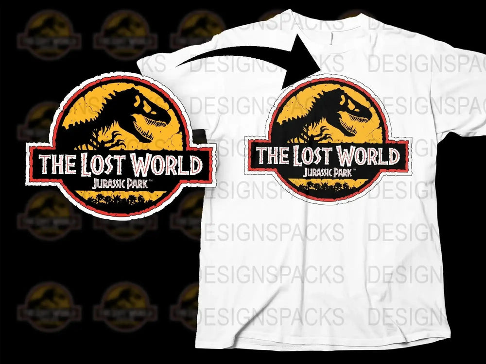 The Lost World Jurassic Park Logo Png Digital Download