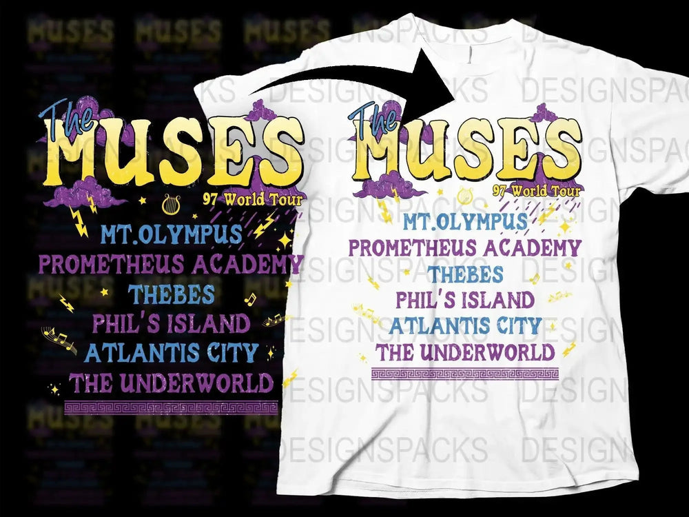 The Muses 97 World Tour Mount Olympus Png Digital Download