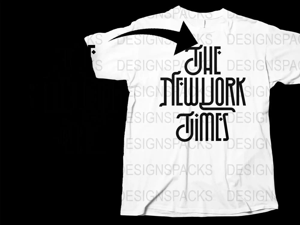 The New York Times Retro Logo Design Png Digital Download