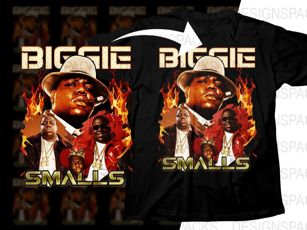 The Notorious B.I.G. Biggie Smalls Iconic Graphic Bootleg Music Png Digital Download