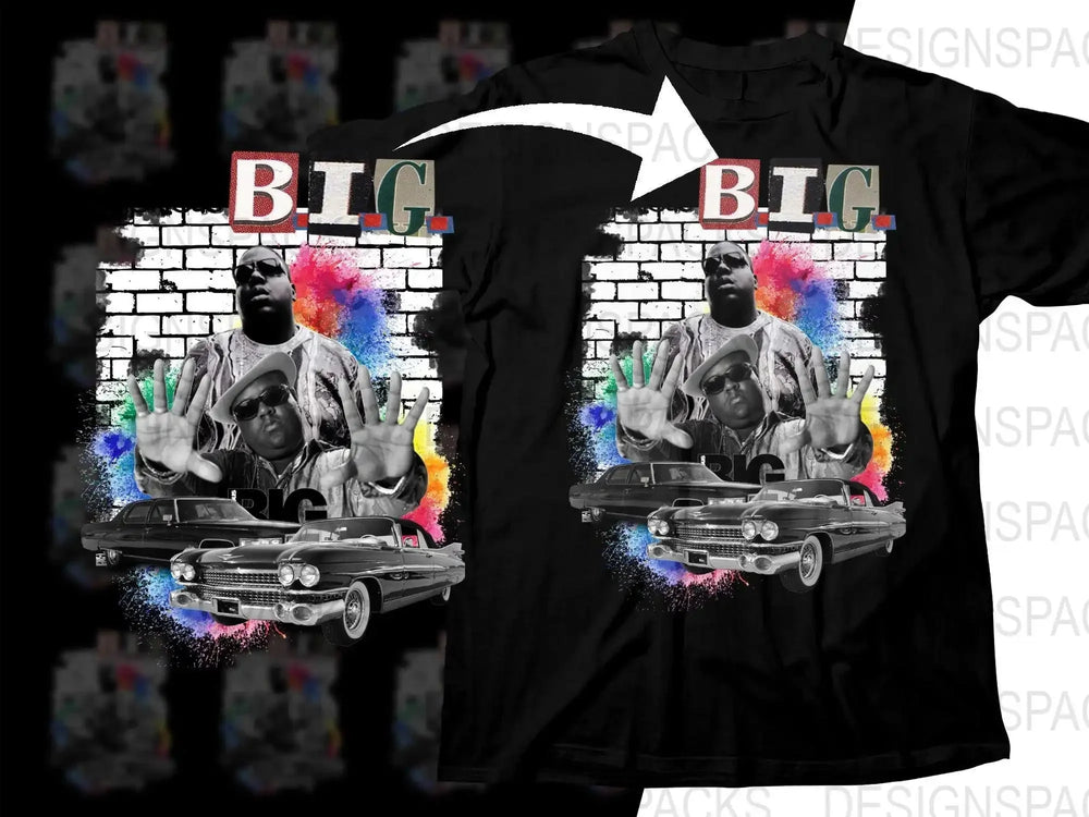 The Notorious B.I.G. Stylish Graphic Print Png Digital Download