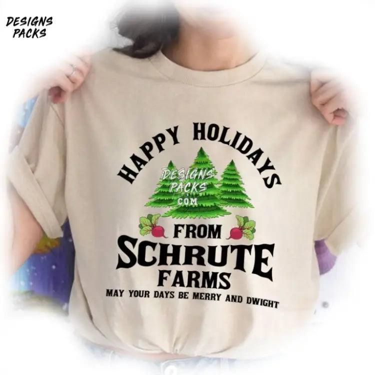 The Office Schrute Farms Bed And Breakfast Christmas Png Design