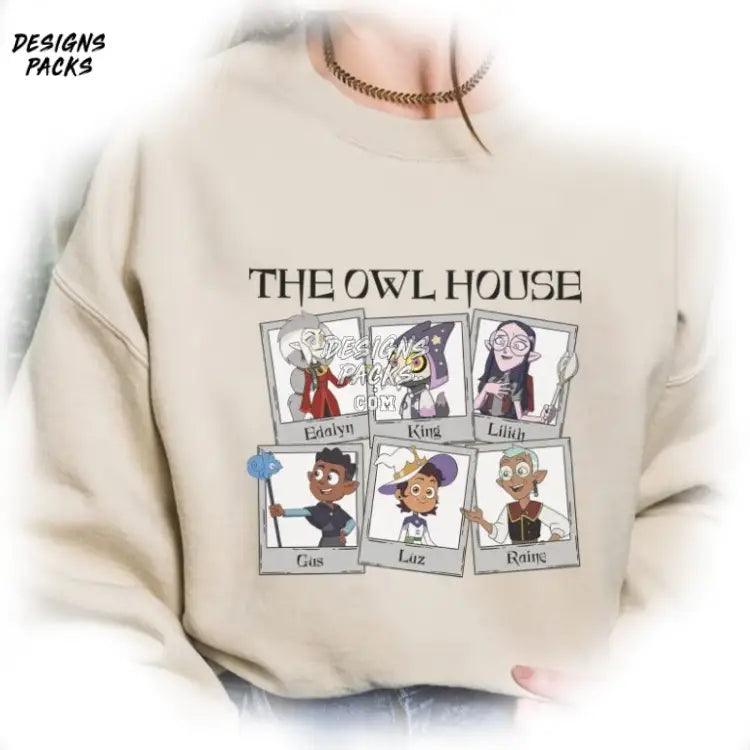 The Owl House Hexside School Of Magic And Demonics Tarot Card Png Design