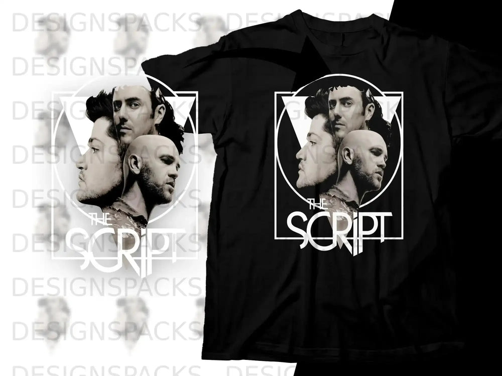 The Script Iconic T-Shirt Png Digital Download