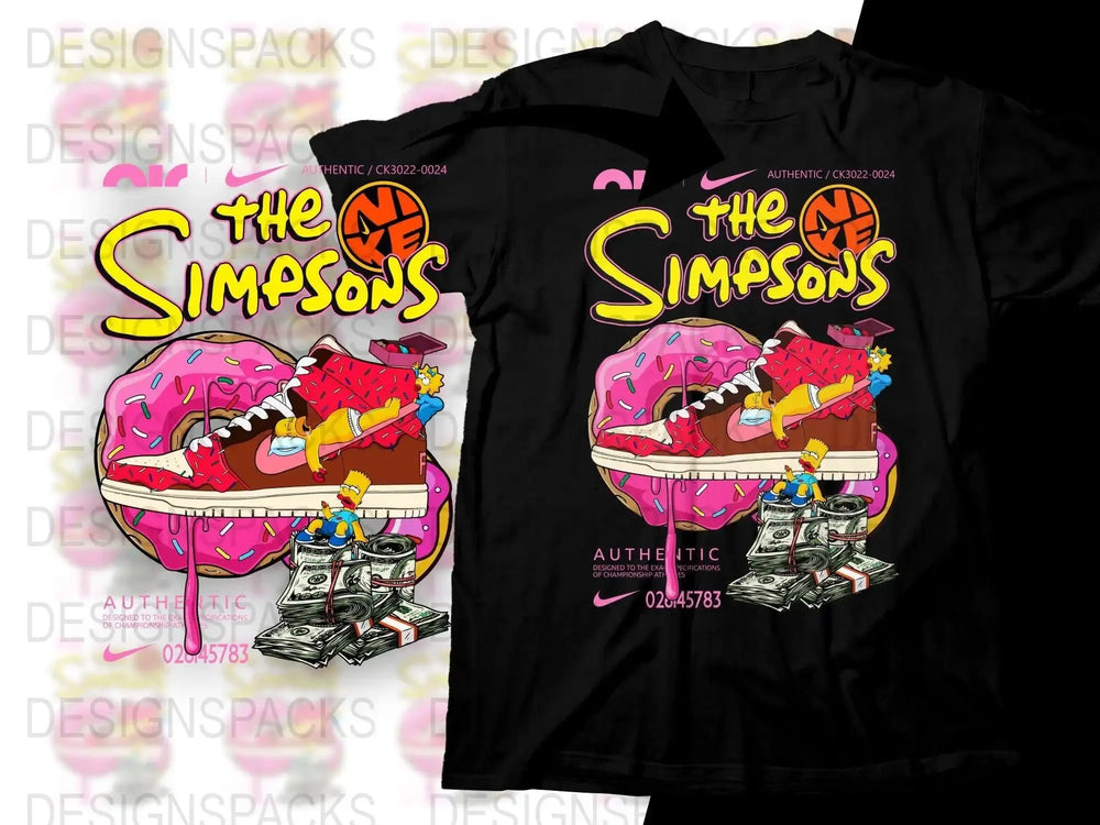 The Simpsons Sport Brand Inspired Graphic Png Digital Download