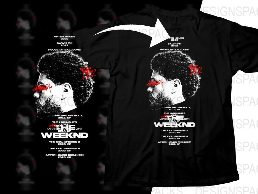 THE WEEKND Music Artist Streetwear Png Digital Download