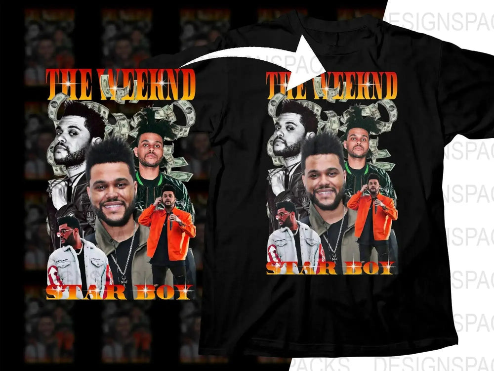 The Weeknd Star Boy Bootleg Png Digital Download