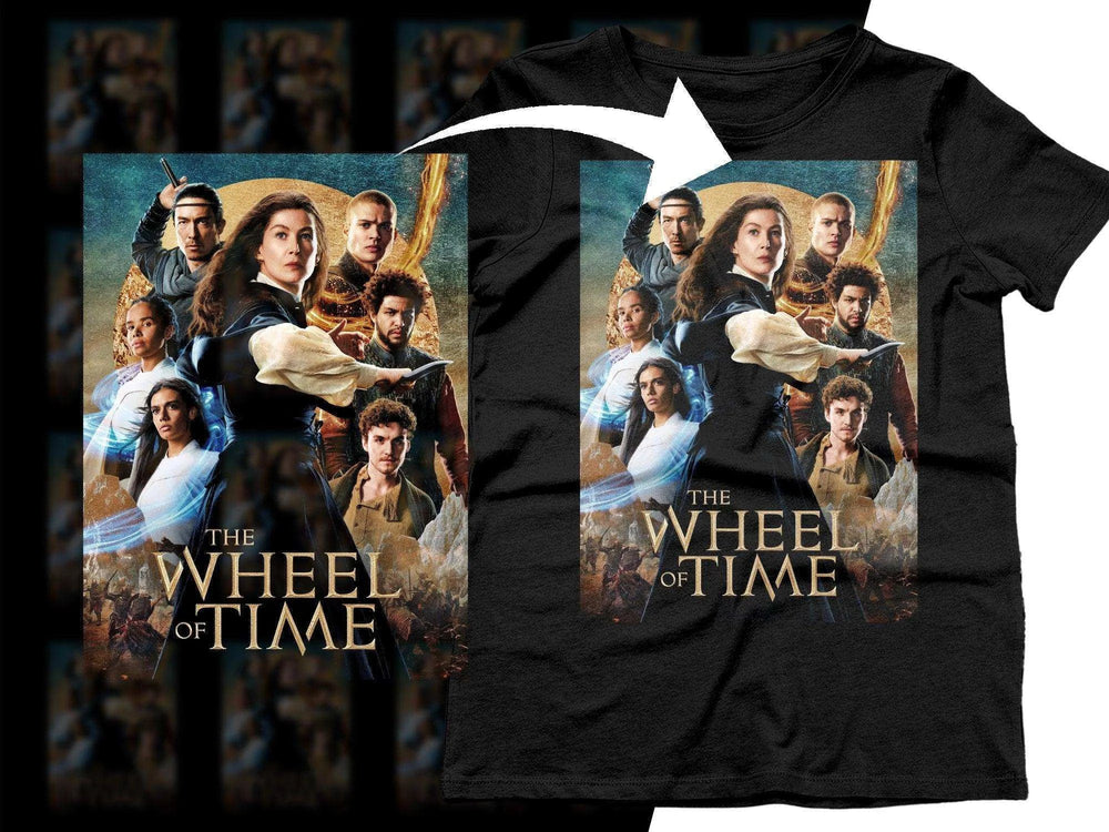 The Wheel Of Time Fantasy Series Group Cast Halftone Png Digital Download