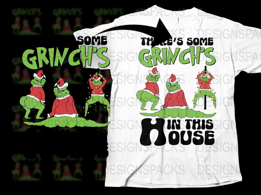 Grinch Themed T-Shirt, Christmas Funny Quote, Holiday Festive Apparel, Unisex Graphic Tee