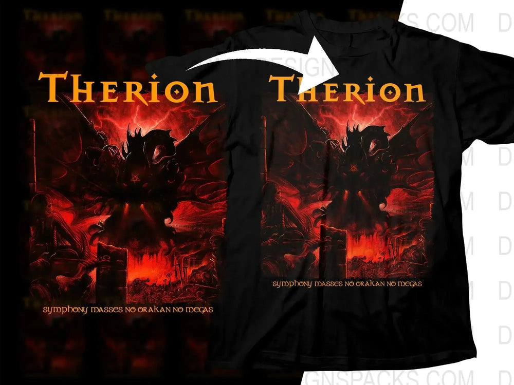 Therion Symphony Masses No Drakan No Megas Png Halftone Digital Download