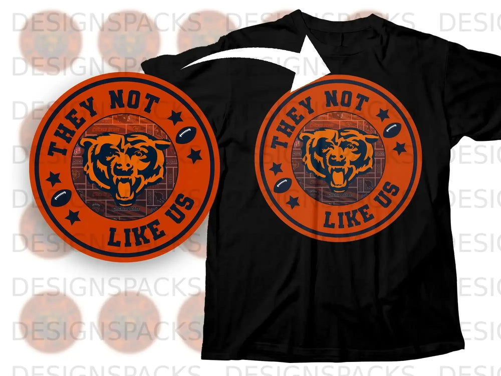 They Not Like Us Chicago Bears T-shirt