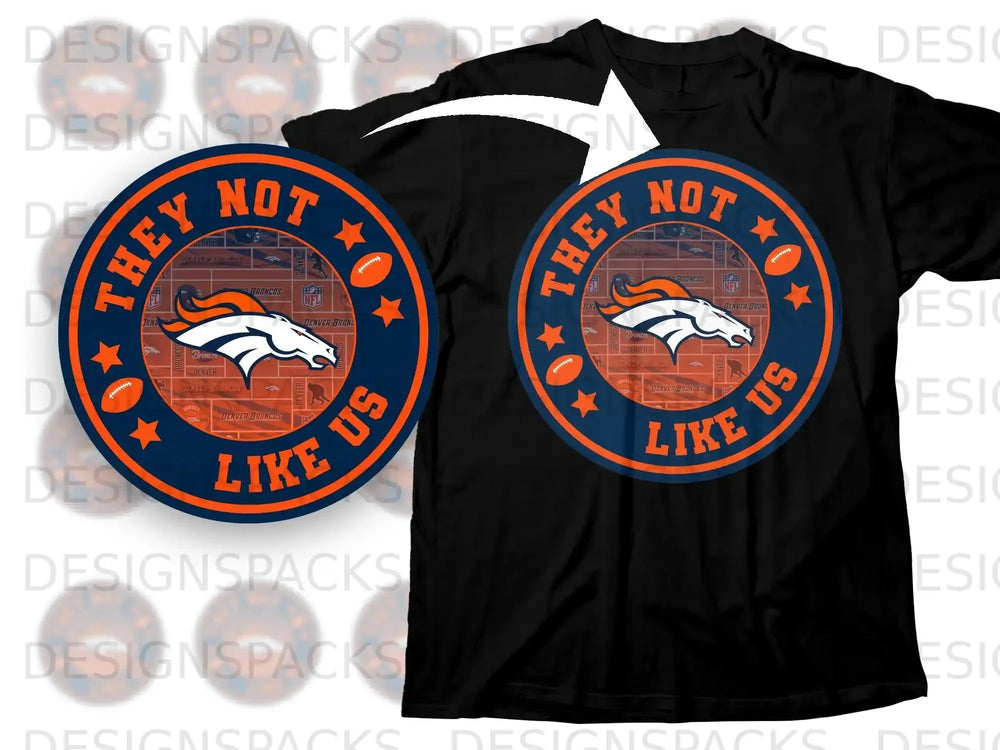 They Not Like Us Denver Broncos Shirt