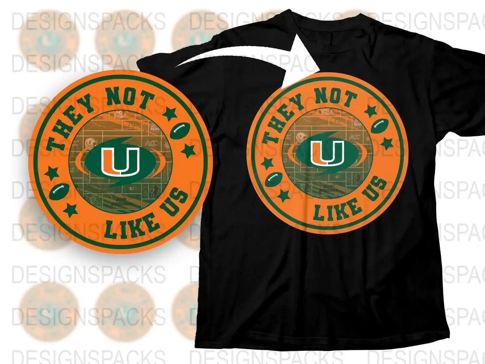 'They Not Like Us' T-Shirt, Orange and Black, Urban Streetwear, Trendy Graphic Tee, Unisex Fashion Shirt