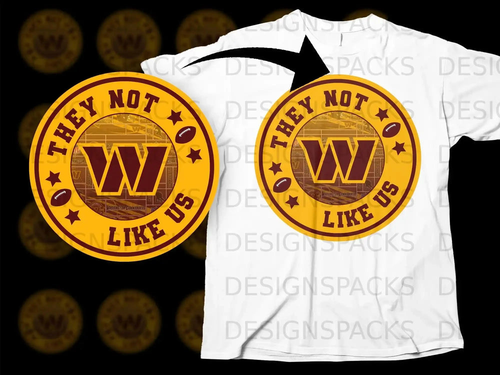 They Not Like Us Graphic T-shirt with Logo Design