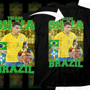 Thiago Silva Brazil Soccer Graphic Soccer Png Digital Download