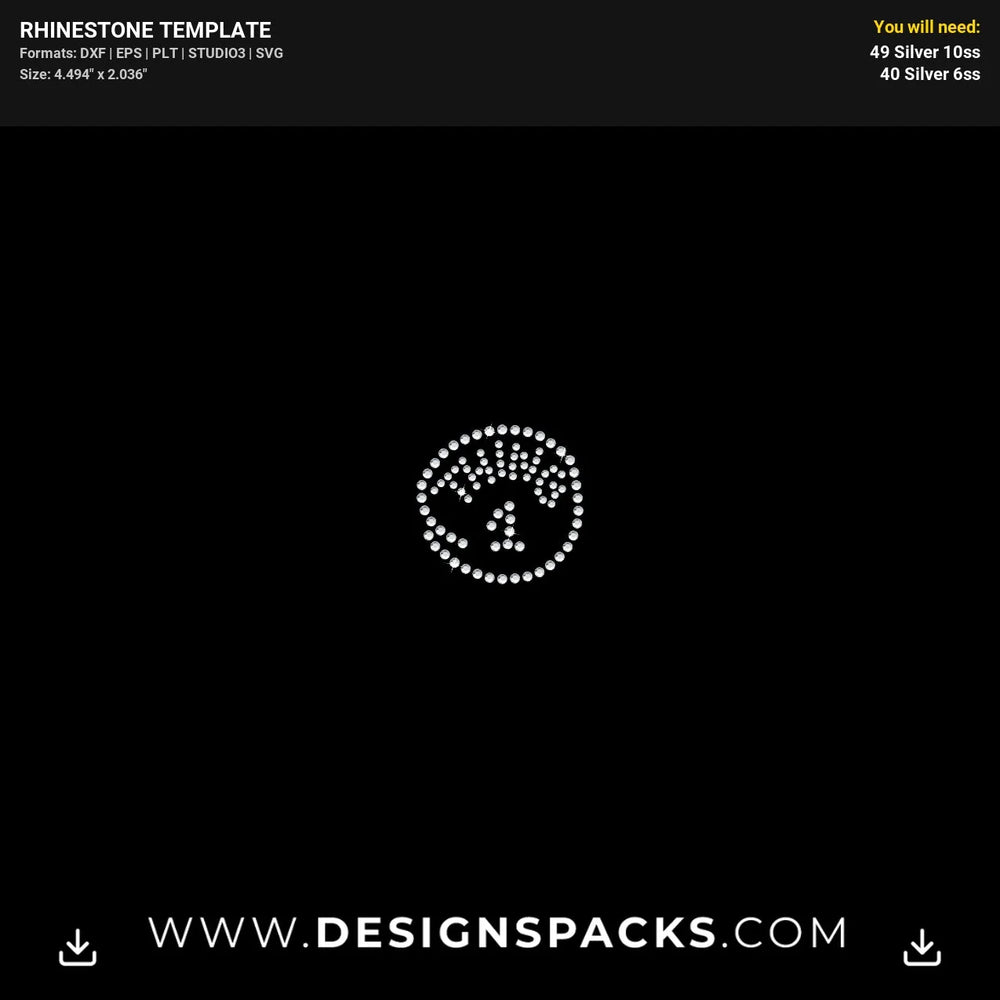 Thing Dr Seuss Mask Rhinestone Digital Template