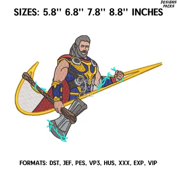 Thor Embroidery Design File, Marvel Embroidery Design, Machine embroidery design, Avengers Embroidery Design