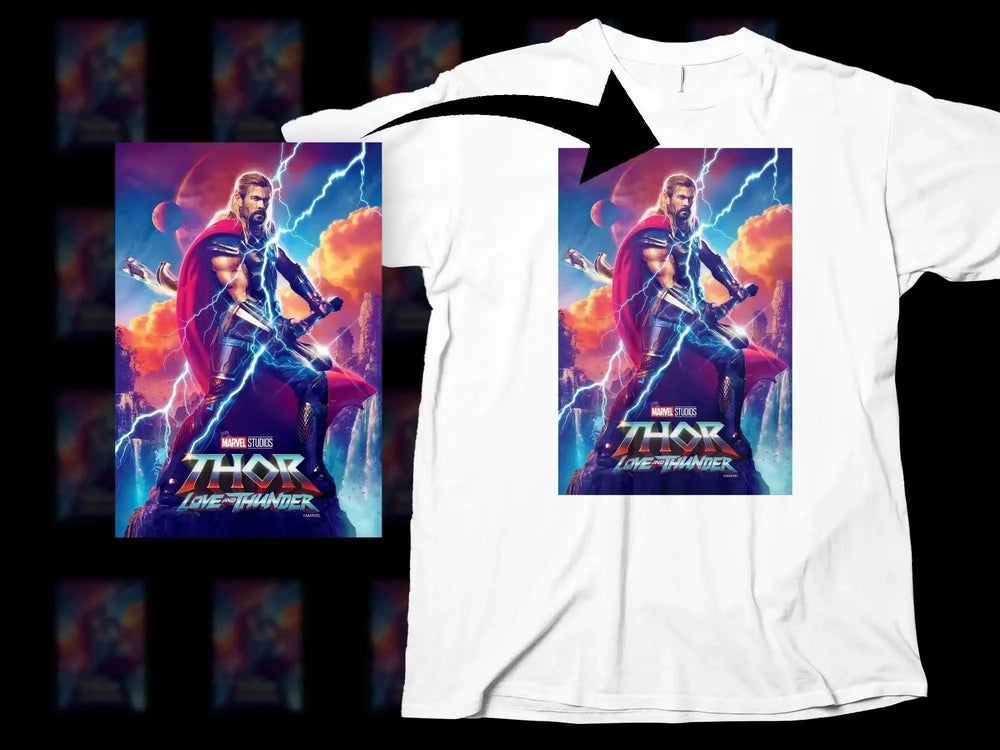 Thor Love and Thunder Marvel Studios Graphic Png Digital Download