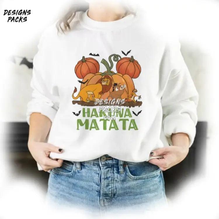 Timon Simon Pumbaa Hakuna Matata Cartoon Lion King Halloween Png Design