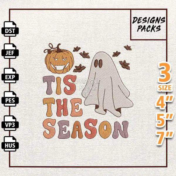 Tis The Season Embroidery Design