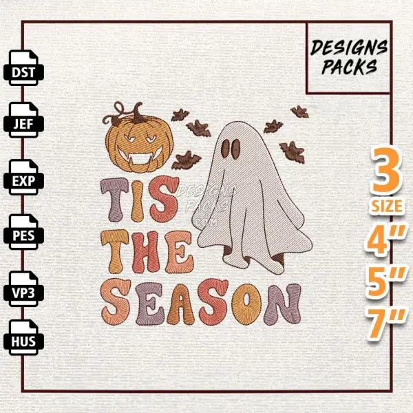 Tis The Season Embroidery Design