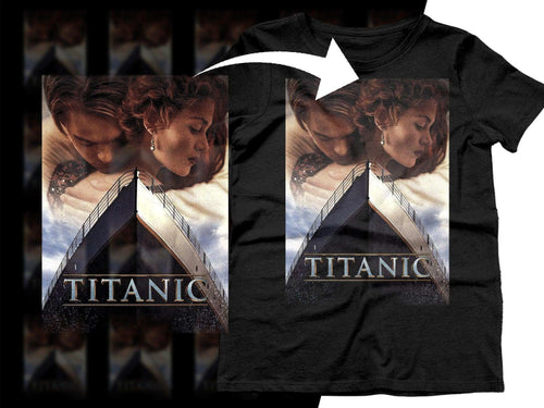 Titanic Movie Halftone Png Digital Download