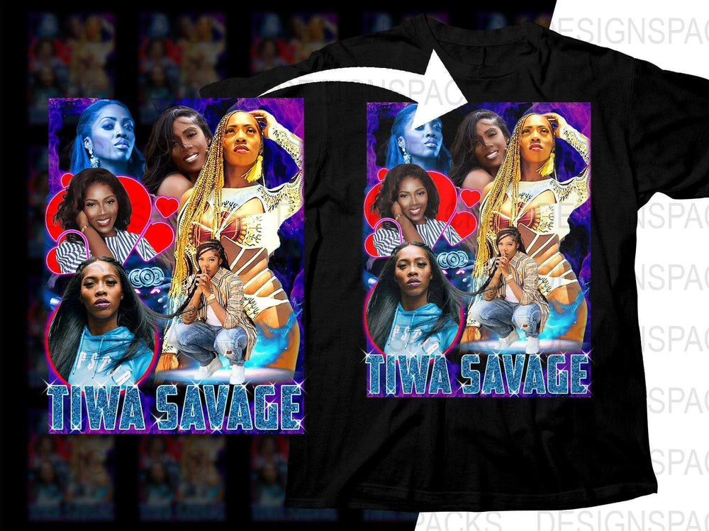 Tiwa Savage Bootleg Bootleg Music Graphic Png Digital Download