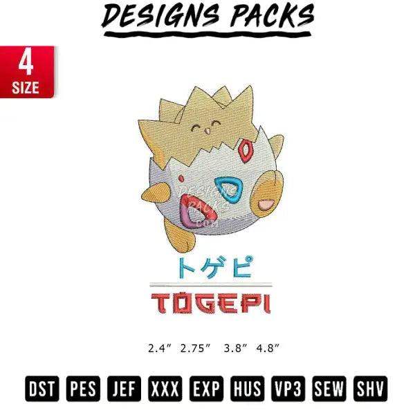 Togepi Embroidery Design 