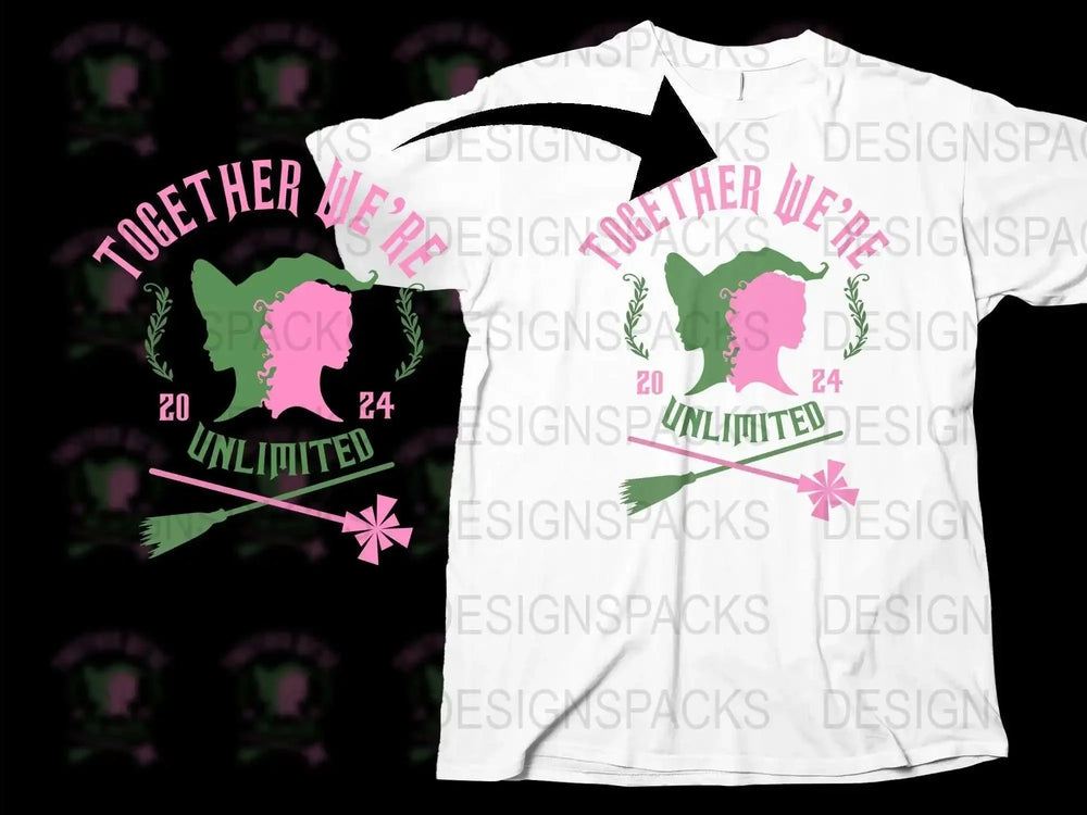 Together We Rise T-Shirt, Feminist Unity Graphic Tee, Pink and Green Floral, Women's Empowerment, Casual Style Top, Sizes S-XXL