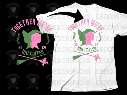 Together We Rise T-Shirt, Feminist Unity Graphic Tee, Pink and Green Floral, Women's Empowerment, Casual Style Top, Sizes S-XXL
