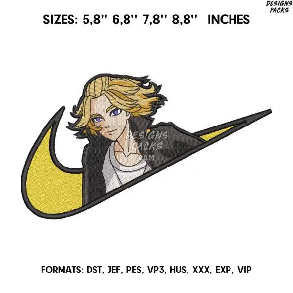 TOKYO REVENGERS MIKEY/Anime Embroidery Design/ Anime design/ Embroidery Pattern/ Design PES DST Format
