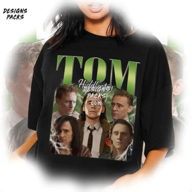 Tom Hiddleston Homage Vintage Png Design