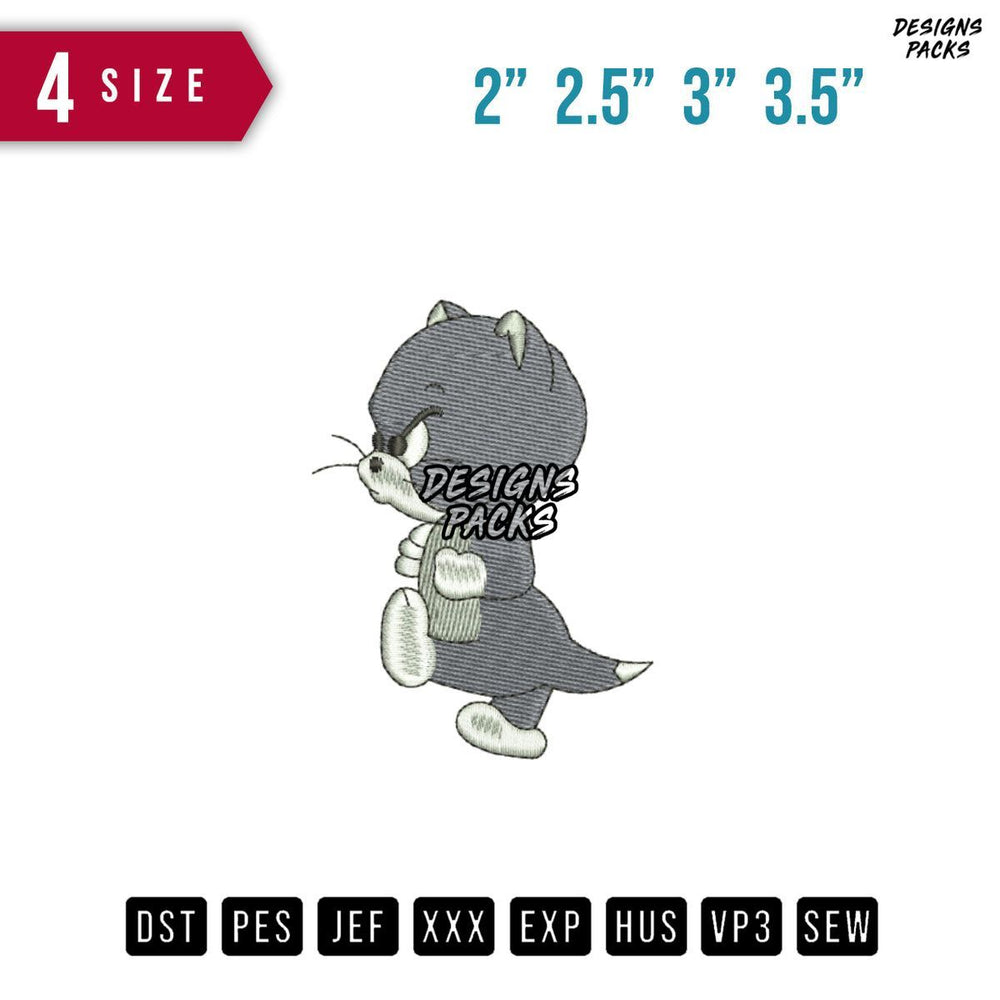 Tom Chibi Embroidery Design