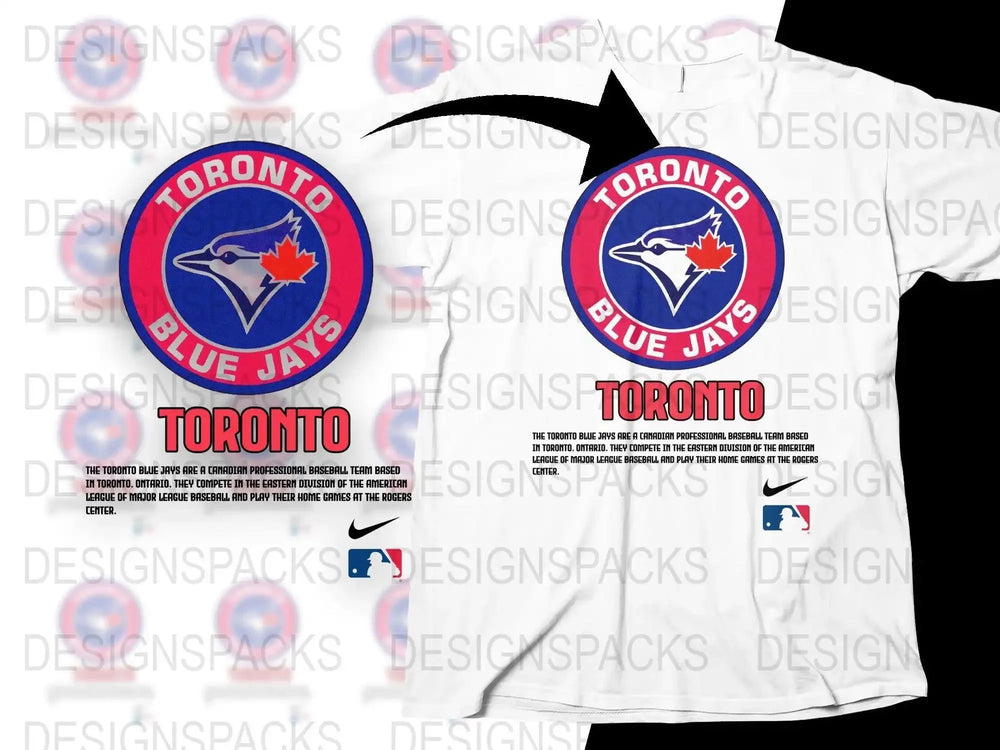 Toronto Blue Jays Baseball Team Logo Fan Png Digital Download
