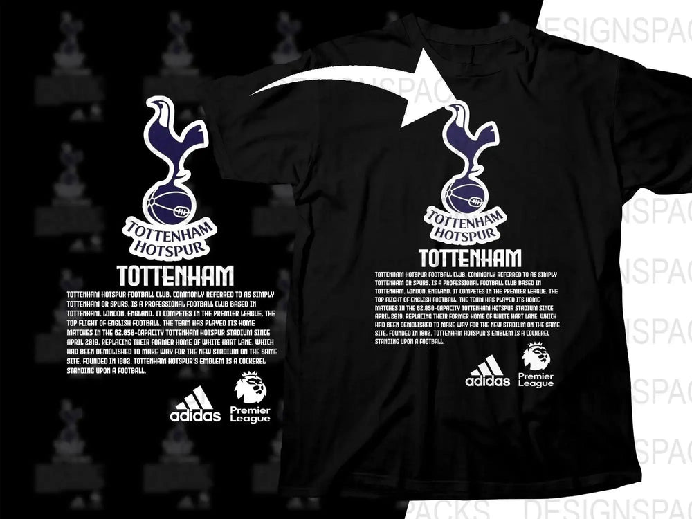 Tottenham Hotspur FC Soccer Emblem Men's Png Digital Download