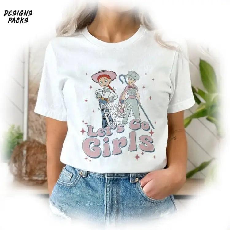 Toy Story Magic Kingdom Cartoon Bo Peep And Jessie Let’s Go Girls Png Design