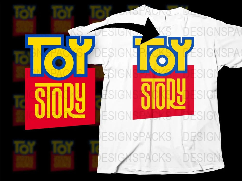 Toy Story Retro Logo Graphic Png Digital Download