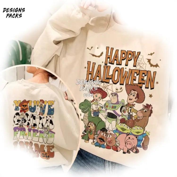 Toy Story Skeleton Trick Or Treat Cartoon Halloween Png Design