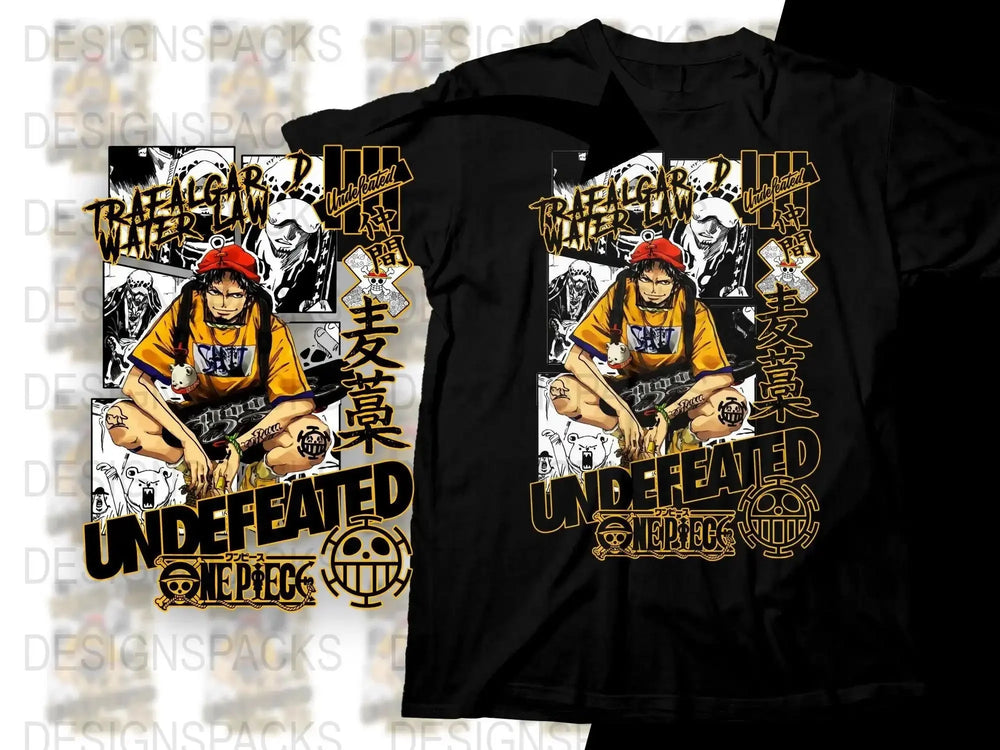 Trafalgar Law Brand One Piece Png Digital Download