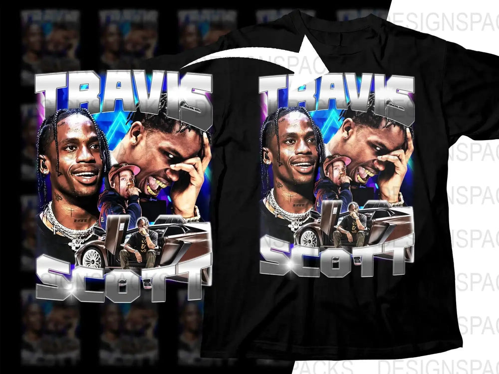 Travis Scott Exclusive Graphic Design Png Digital Download