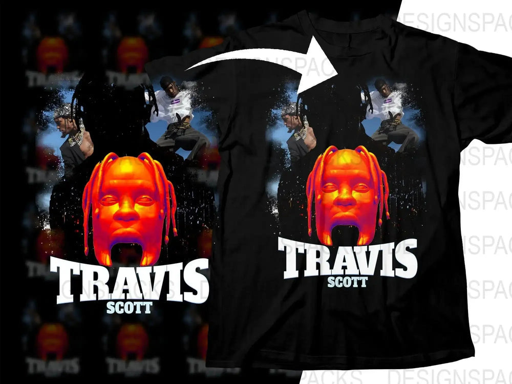 Travis Scott Unique Graphic Print Casual Png Digital Download