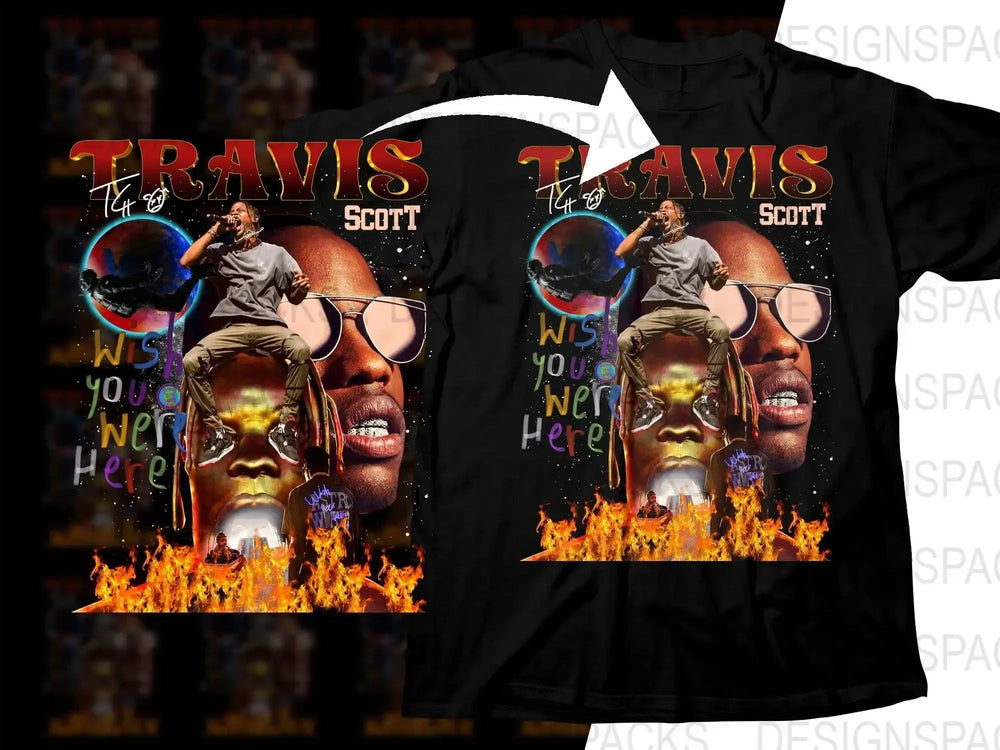 Travis Scott Wish You Were Here Graphic Png Digital Download