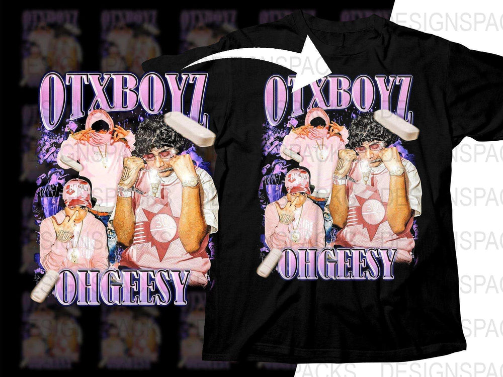 Trendy OTXBOYZ OHGEESY Graphic Printed Png Digital Download